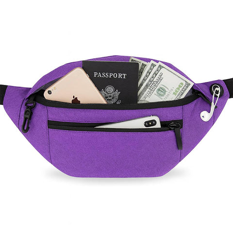Lightweight Traveler Fanny Waist Bag - 6 Colors