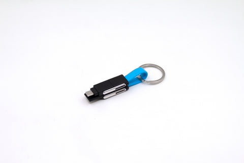 6-in-1 Keychain Charging Cable- Assorted Color