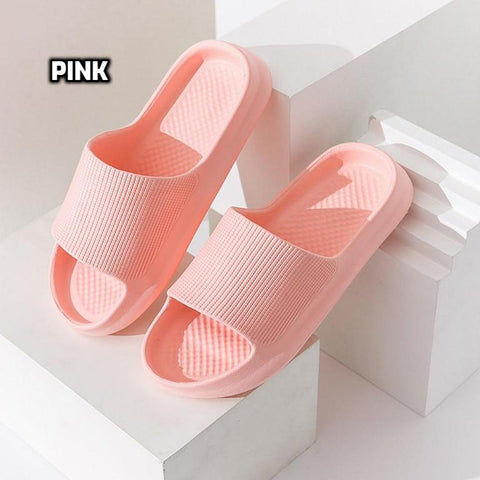 Unisex Minimalist Textured Cloud Slippers - 4 Colors