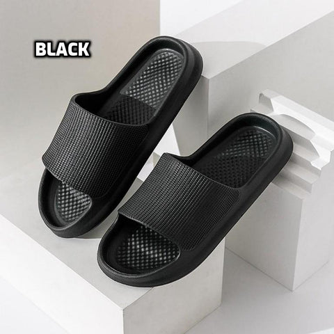 Unisex Minimalist Textured Cloud Slippers - 4 Colors