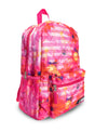 Pink Floral 18” Backpack with Speaker