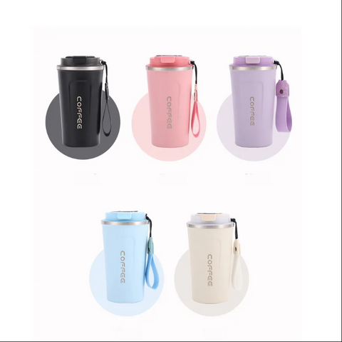 Double Wall Stainless Steel Vacuum Mug with LED Temperature Display