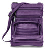 Krediz Genuine Leather Cross Body Handbag - Soft & Durable Crossbody Bags- 3 Sizes Multiple Colors