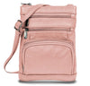 Krediz Genuine Leather Cross Body Handbag - Soft & Durable Crossbody Bags- 3 Sizes Multiple Colors