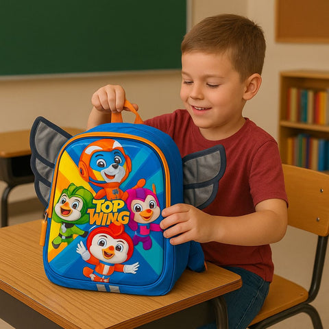 Top Wing 14” 3D Preschool Backpack – Winged Adventure for Little Flyers