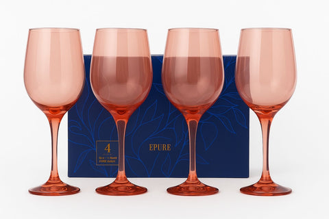 Epure Glass Cups Serverware Collection - Set of 4
