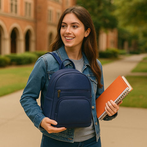 Genuine Leather Everyday Commuter Stylish Backpack