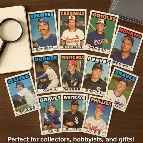 1986 Vintage Baseball Cards – Surprise 10 Pack (Original Topps Collection)