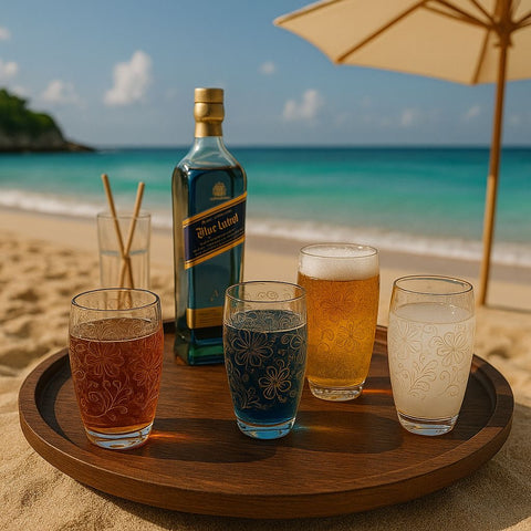Epure Glass Cups Serverware Collection - Set of 4