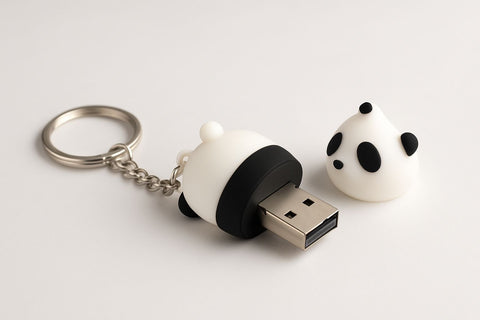 Panda Buddy USB Flash Drive 64 GB Keychain