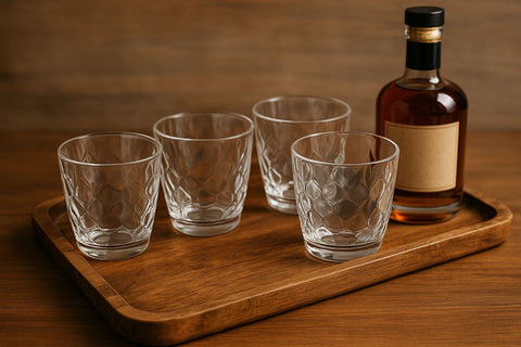 Epure Skultura Glass Set – 13 oz. Cups (Set of 4)
