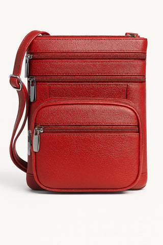 Elegant Everyday Crossbody Bag- 100% Real Leather