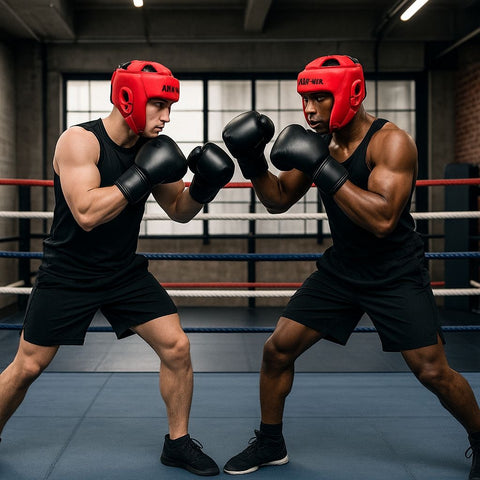 Armogear 2-Pack Boxing Headgear – Impact-Resistant Safety Helmets for Kids & Adults – Adjustable Fit, Padded Protection, Training & Sparring Gear