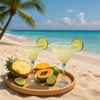 EPURE Misket “Firenze” Margarita 10 oz. Glass Cups Set (Set of 4)