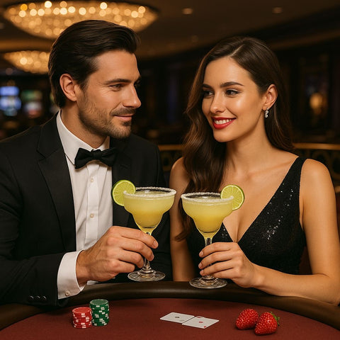 EPURE Misket “Firenze” Margarita 10 oz. Glass Cups Set (Set of 4)