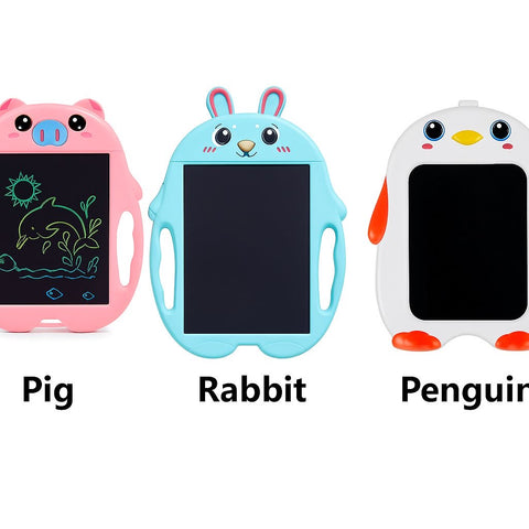 Animal-Shaped LCD Drawing Board for Kids – Reusable Doodle & Learning Pad
