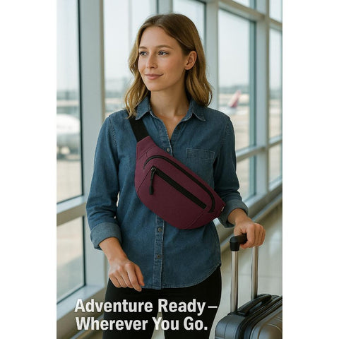 Lightweight Traveler Fanny Waist Bag - 6 Colors