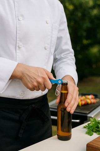 Multifunctional Smart Compact Key Organizer with Built-In Bottle Opener & Keychain Clip