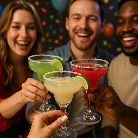 EPURE Misket “Firenze” Margarita 10 oz. Glass Cups Set (Set of 4)