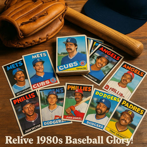 1986 Vintage Baseball Cards – Surprise 10 Pack (Original Topps Collection)