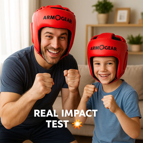 Armogear 2-Pack Boxing Headgear – Impact-Resistant Safety Helmets for Kids & Adults – Adjustable Fit, Padded Protection, Training & Sparring Gear