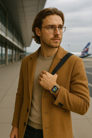 GEN TEK 6-Pack Watch Band Bundle – Mesh, Leather & Scrunchie Collection (42/44/45mm)