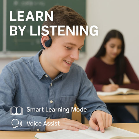 Mini AI Translator Earphones for Travel and Language Learning