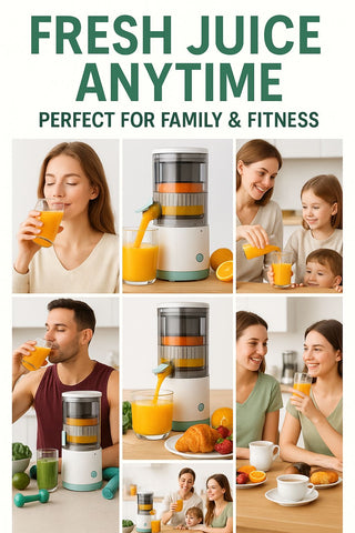 Fresh Morning Citrus Juicer – Compact Design for Everyday Healthy Living