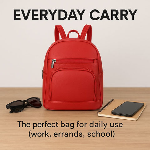 Genuine Leather Everyday Commuter Stylish Backpack