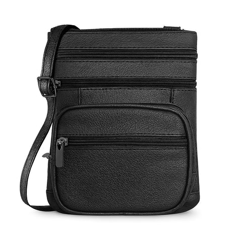 Elegant Everyday Crossbody Bag- 100% Real Leather
