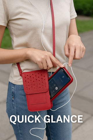 Cellphone Crossbody Touch-Screen Unisex Purse Wallet