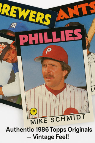 1986 Vintage Baseball Cards – Surprise 10 Pack (Original Topps Collection)