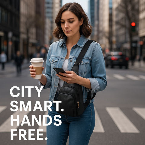 Real Leather Crossbody Sling Bag – Stylish, Functional & Versatile
