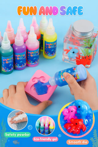 Ocean Creature Water Silicone Creature Fun Kit – Surprise Animal Shape