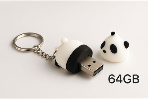 Panda Buddy USB Flash Drive 64 GB Keychain