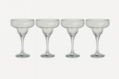 EPURE Misket “Firenze” Margarita 10 oz. Glass Cups Set (Set of 4)