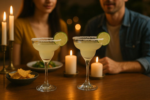 EPURE Misket “Firenze” Margarita 10 oz. Glass Cups Set (Set of 4)