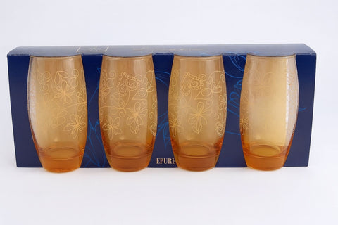Epure Glass Cups Serverware Collection - Set of 4