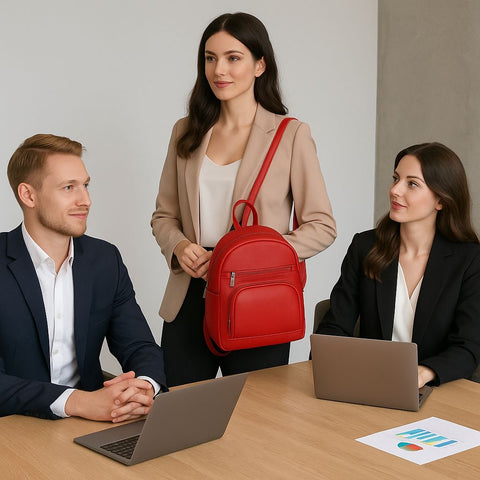 Genuine Leather Everyday Commuter Stylish Backpack