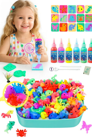 Ocean Creature Water Silicone Creature Fun Kit – Surprise Animal Shape