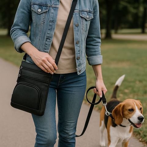 Genuine Leather Crossbody Purse Bag