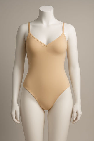 Women’s Shaping Bodysuit – Seamless Stretch Fit, Breathable Comfort, Everyday Layering Essential (Soft Sand & Midnight Smooth)