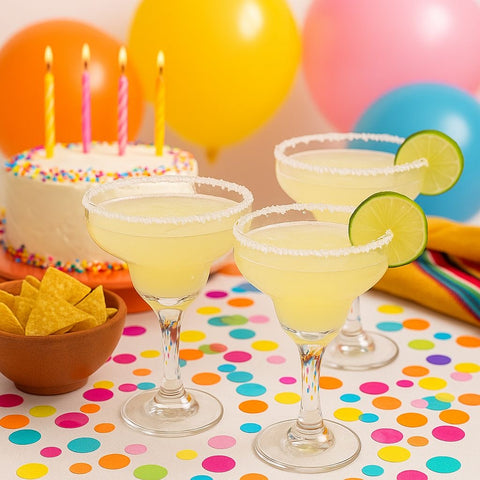 EPURE Misket “Firenze” Margarita 10 oz. Glass Cups Set (Set of 4)