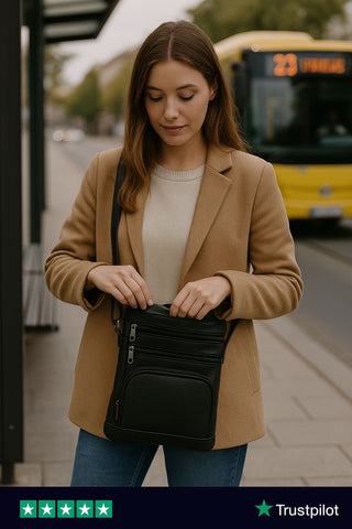 Genuine Leather Crossbody Purse Bag