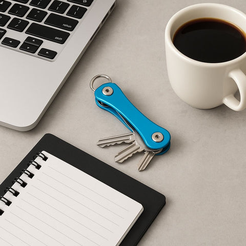 Multifunctional Smart Compact Key Organizer with Built-In Bottle Opener & Keychain Clip