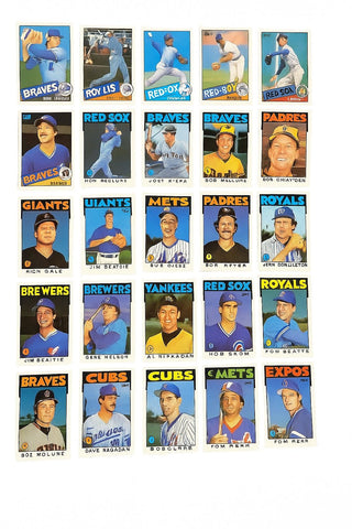 1986 Vintage Baseball Cards – Surprise 10 Pack (Original Topps Collection)