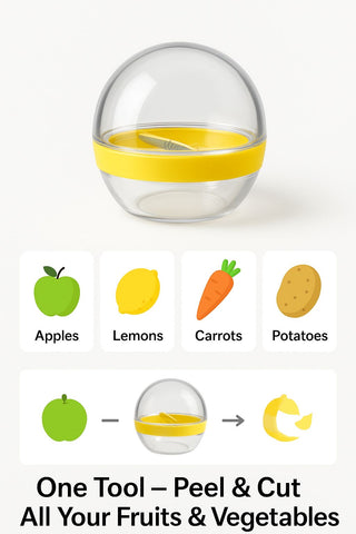 Multi-Function Peel & Cut Tool – Safe, Easy, and Versatile for All Fruits & Vegetables