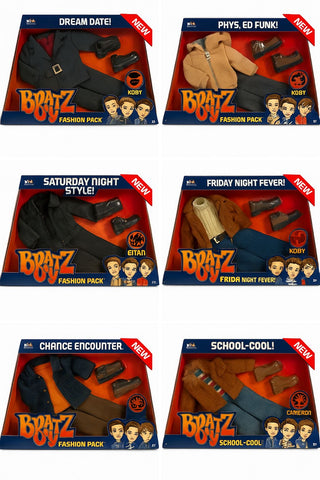 Bratz Boyz Fashion Pack – Complete 6-Pack Collector’s Edition with Outfits & Shoes