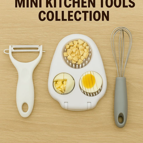 3-in-1 Multi-Function Egg Slicer – Dice, Wedge & Slice for Perfect Presentation