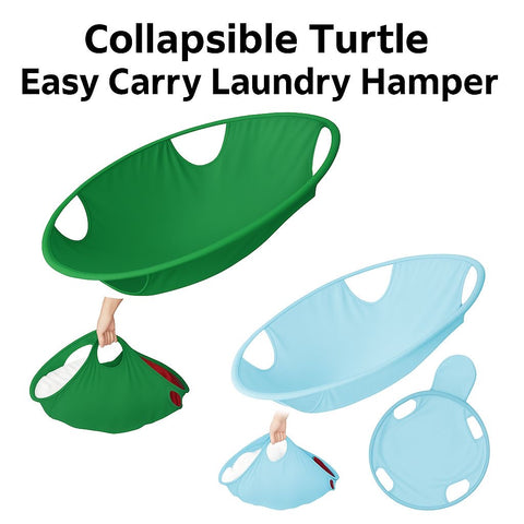 Collapsible Turtle Easy Carry Laundry Hamper